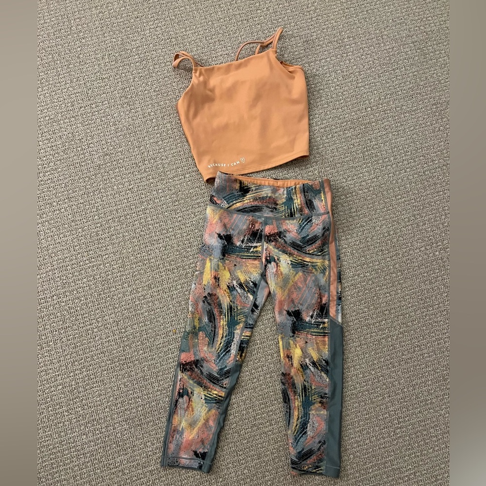 Athlete + Simone Biles leggings and tank